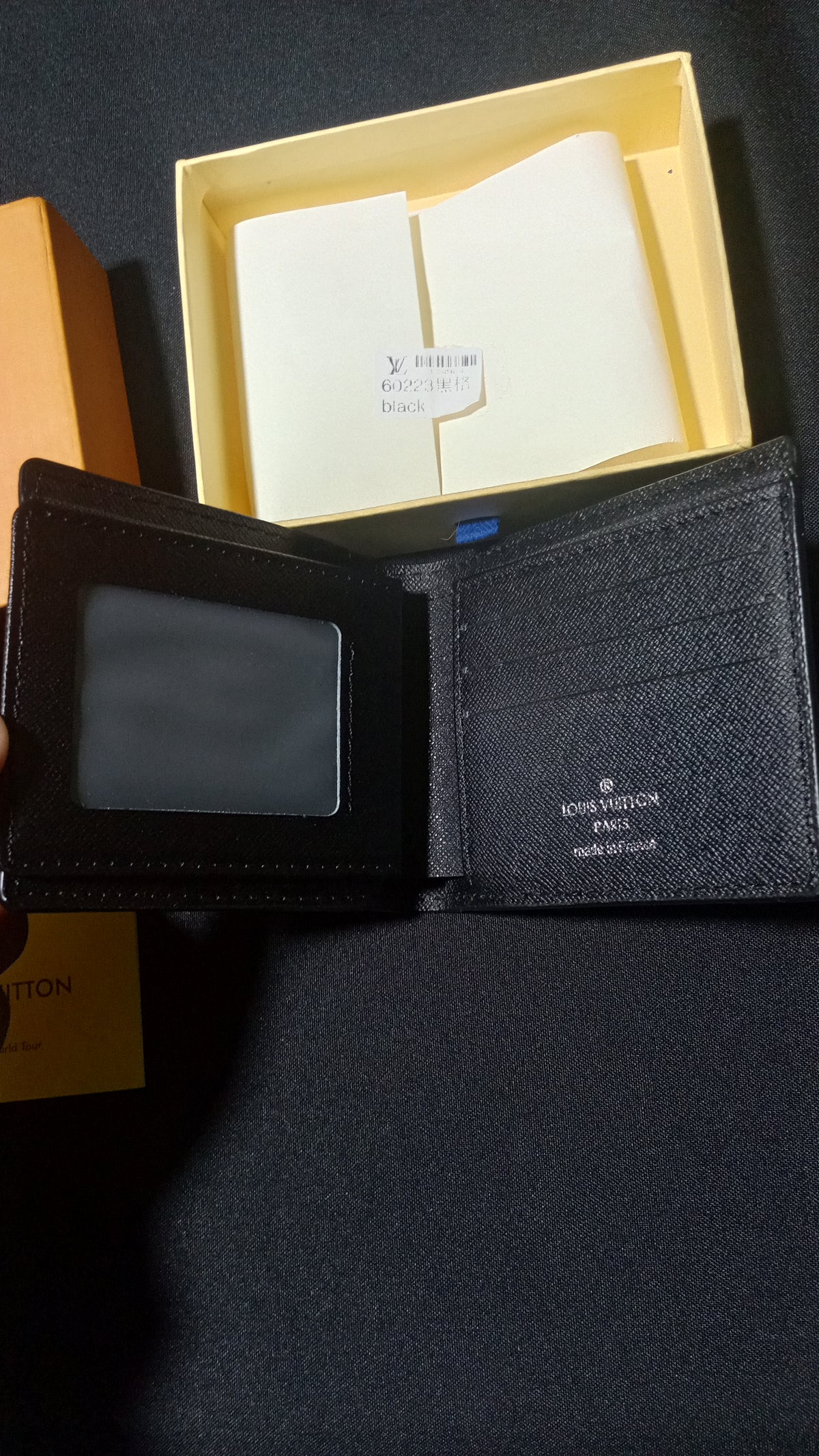 Louis Vuitton Multiple Wallet Damier Graphite - Negro