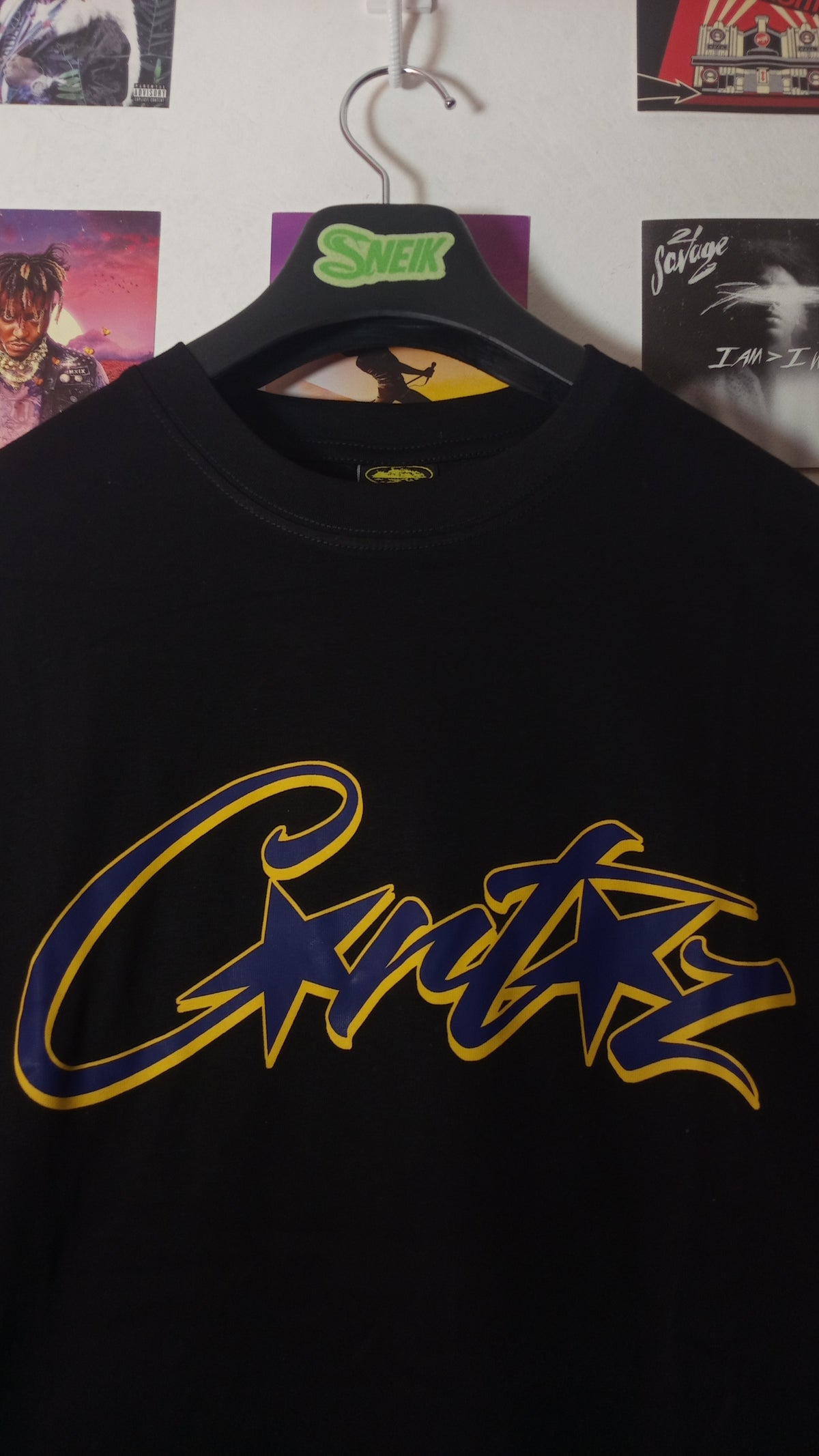 Corteiz Allstarz Script Tee - Negra