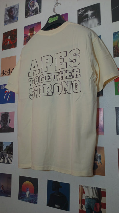 A Bathing Ape Apes Together Strong Tee - Crema
