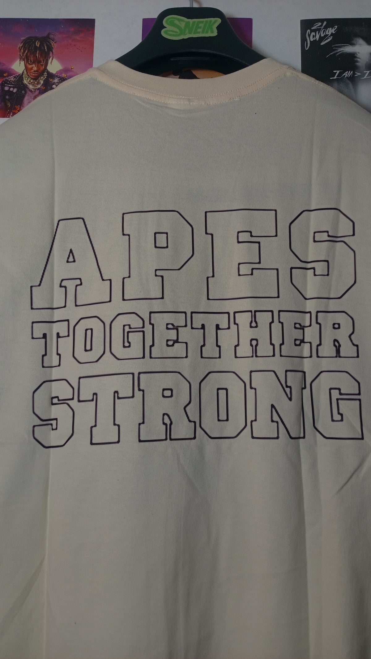 A Bathing Ape Apes Together Strong Tee - Crema