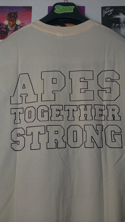 A Bathing Ape Apes Together Strong Tee - Crema