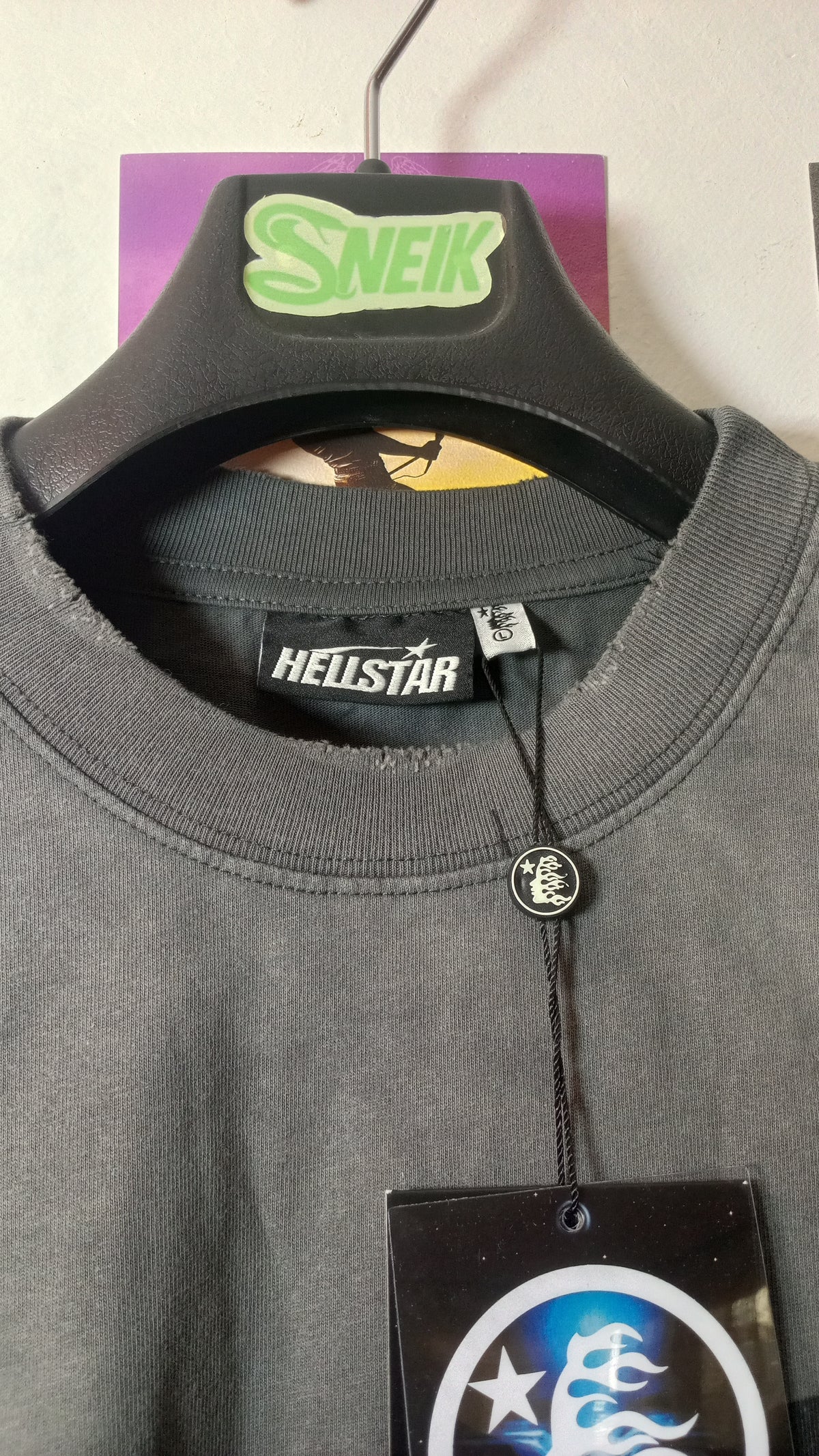 Hellstar Sport Logo Path to Paradise Tee - Gris